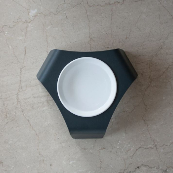 Preview: Lucy Balu DELI Katzen Futter- oder Wassernapf schwarz